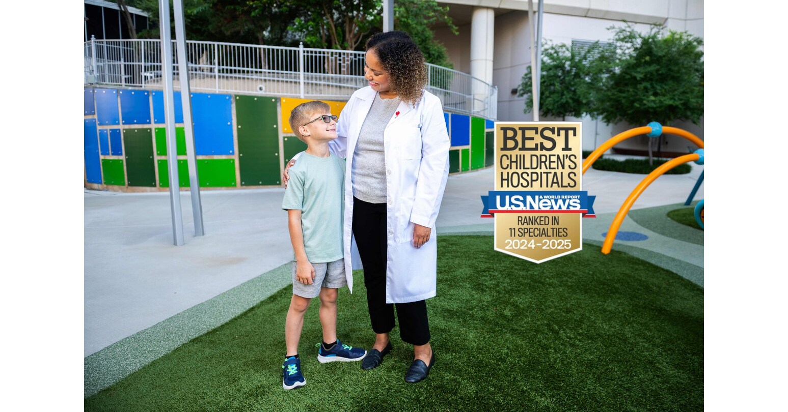 Children’s Medical Center Dallas Ranked Best Children’s Hospital in North Texas and Nationally Ranked in All Pediatric Specialties by U.S. News & World Report