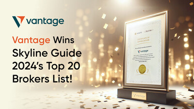 Vantage Markets榮登Skyline Guide 2024經紀商Top 20榜單——外匯業的「米其林指南」