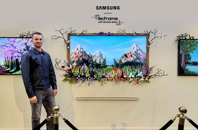 Samsung Canada Unveils 3D Art Installation Re:Frame in Collaboration with Canadian Artist Nicolas Abtan