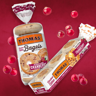 Thomas’® Gears Up for the Holiday Season with the Return of Limited Edition Cranberry Line
