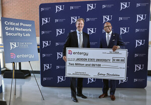 Jackson State University receives $2 Million grant from Entergy Charitable Foundation to establish Critical Power Grid Network Security Lab