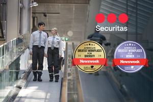 Securitas Recognized as One of America's Greatest Workplaces for Women and Diverse Employees