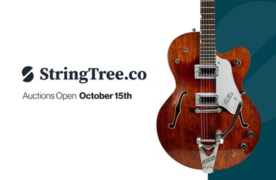 StringTree.co Launches Auction Platform for High-End Musical Instruments; First Auction Opens October 15th