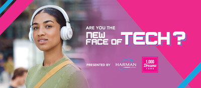 1,000 Dreams Fund's New Face of Tech Scholarship Program (powered by HARMAN) Returns for an Eighth Year.