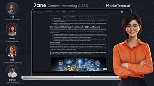 Marketeam.ai Expands its AI Marketing Suite with Jane: The Pro-Level AI Content Marketing & SEO Specialist