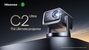 Partnering with Designed for Xbox, Hisense Launches the Ultimate 4K Laser Smart Mini Projector C2 Ultra