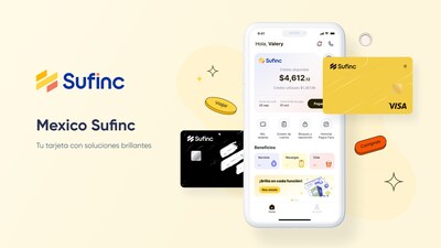 Sufinc credit card for Mexico, in partnership with Visa (PRNewsfoto/Surfin)