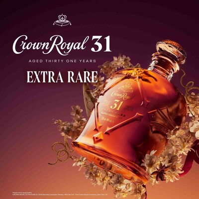 Crown Royal is thrilled to announce the release of its latest premium offering, Crown Royal Aged 31 Years, a remarkable addition to the Crown Royal Higher Marques lineup.