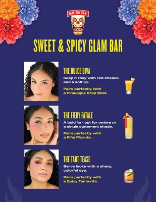 Whether you're feeling spicy or sweet or somewhere in between, the Sweet & Spicy Glam Bar has your perfect new look on the menu.