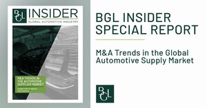 Global Automotive M&A Market Remains Active Driven by Rapidly Changing Technologies and Global Trade Dynamics