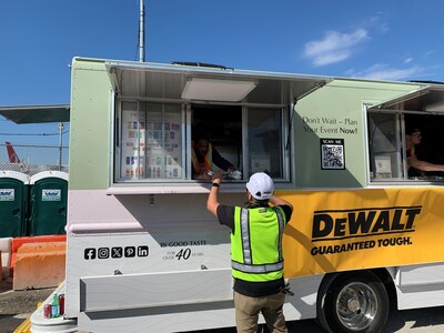 DEWALT hosted a thank you lunch for 1,700 workers at JFK Airport's <money>$19 billion</money> transformation project.