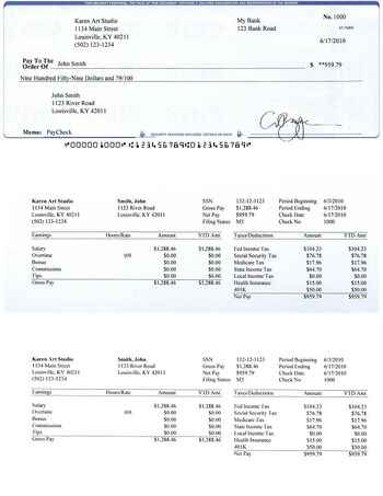 Sample Payroll