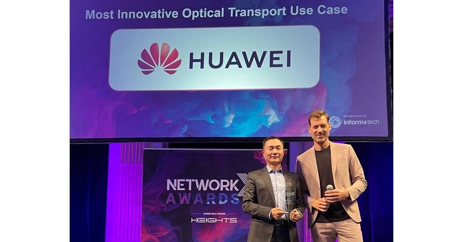 Huawei Wins the Most Innovative Optical Transport Use Case Award at the Network X NGON 2024