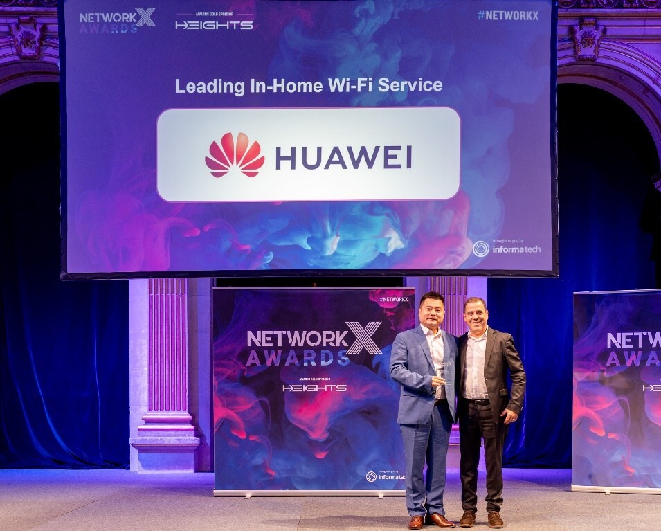 La solution iFTTR OptiXstar F50 de Huawei remporte le prix « Leading In-Home Wi-Fi Service » au Network X BBWF 2024