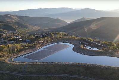 D3Energy's floating solar array for Park City, Utah