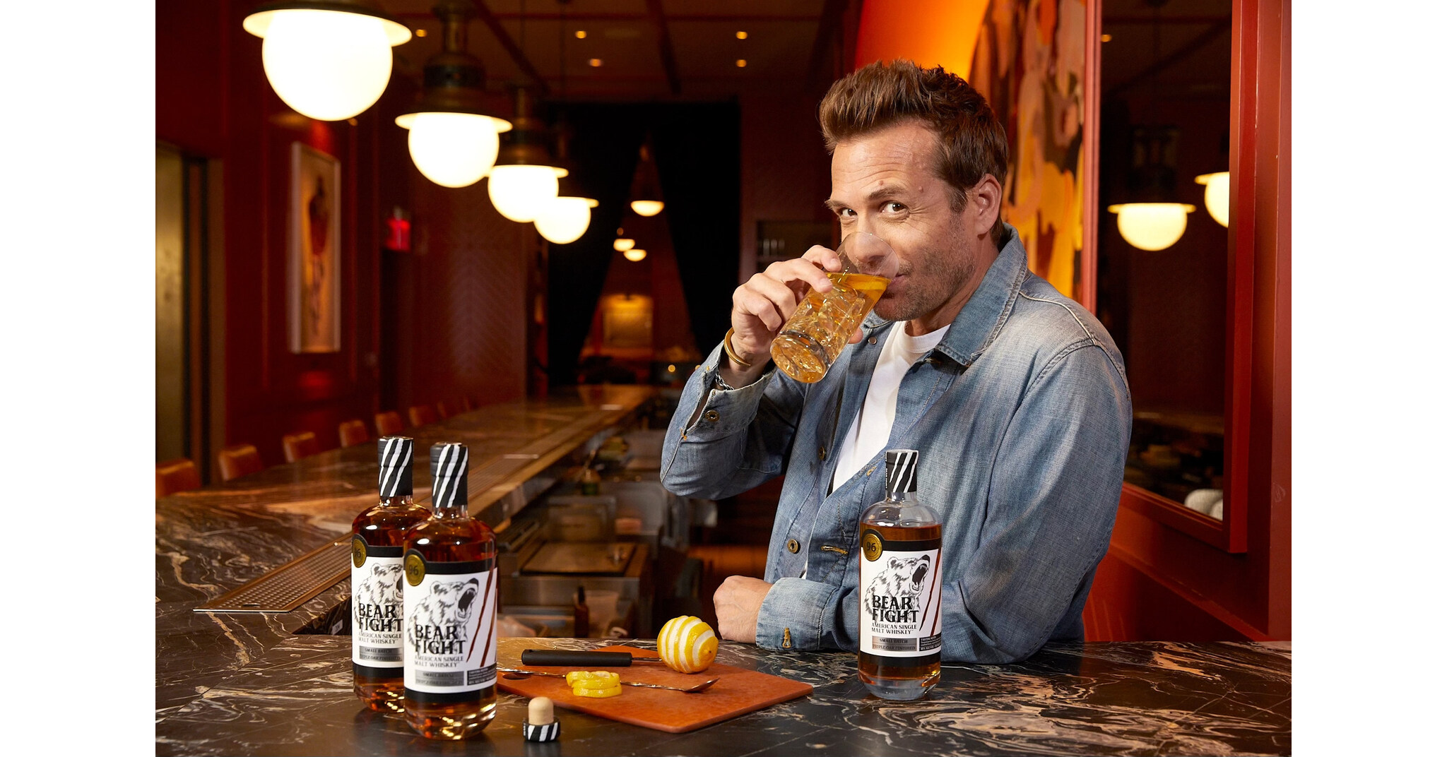 Bear Fight Whiskey Announces Partnership with "Suits" Star, Gabriel Macht