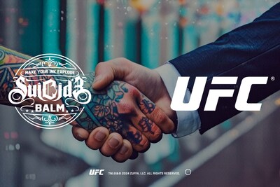 Suicide Balm has entered into a Licensing Agreement with UFC to become the official tattoo balm.