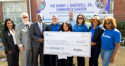 Brotherhood Crusade's New Danny J. Bakewell, Sr. Community Garden Will Serve South LA Families with <money>$75,000</money> Donation from SoCalGas