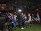 Crowd gathered for the evening event