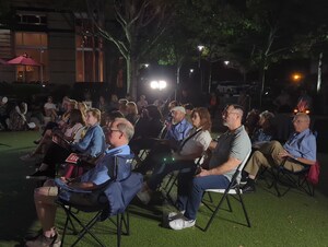 March of Remembrance Texas "Never Forget October 7" Vigil Held at Holocaust Garden of Hope, Kingwood, Texas Marking the Anniversary of Hamas Terror Attack on Israel