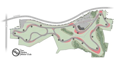 Designed by F1 veteran and two-time 24 Hours of Le Mans winner Alexander Wurz, Ten Tenths Circuit includes three configurations: a seven-turn 0.567-mile inner loop; a 13-turn 1.1-mile short course; and a 19-turn, 1.7-mile full circuit, featuring 112 feet of elevation change between Turns 6 and 14.