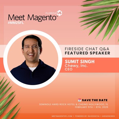 We are honored to welcome Sumit Singh to Meet Magento Florida 2025. His visionary leadership at Chewy and deep understanding of customer-centricity will provide invaluable insights to our attendees.