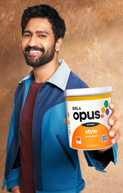 Birla Opus Paints ropes in Vicky Kaushal for their latest campaign ‘Naye Zamane Ka Naya Paint’ (PRNewsfoto/Birla Opus Paints)