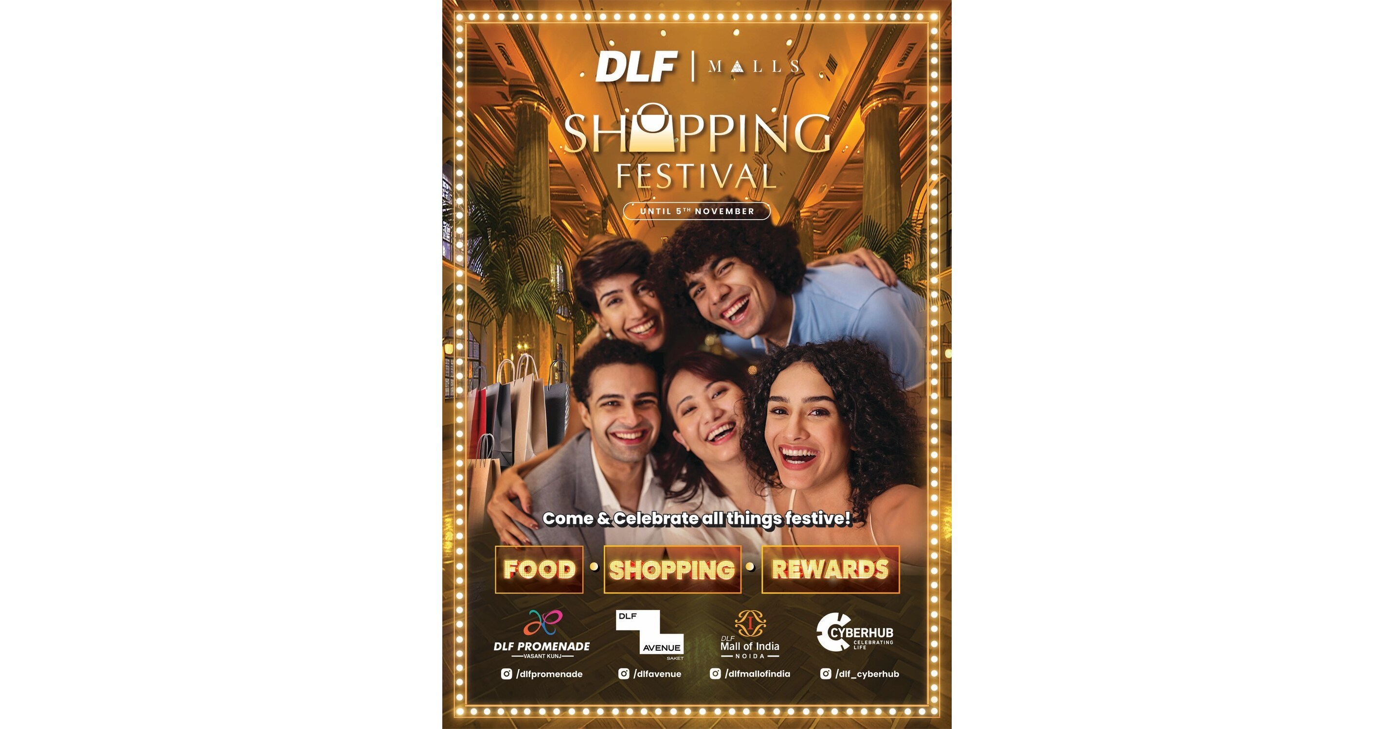 DLF Malls has unveiled the second edition of the ‘DLF Malls Shopping Festival’, and it’s going to be a grand affair!