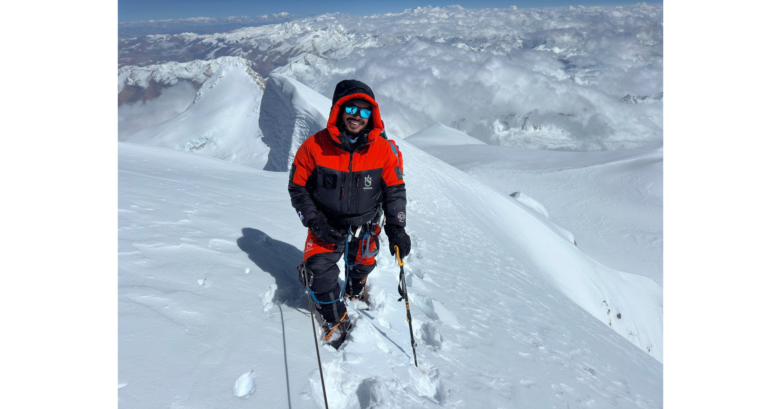 Mountaineer Nimsdai “Nims” Purja sets three new world records on the world’s highest peaks in just five days