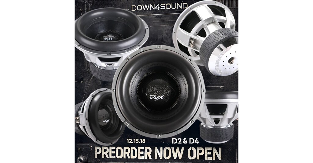 Down4Sound Unleashes the DVX Subwoofer Series: Dominate Audio Any Way You Crave With 1700W RMS Power