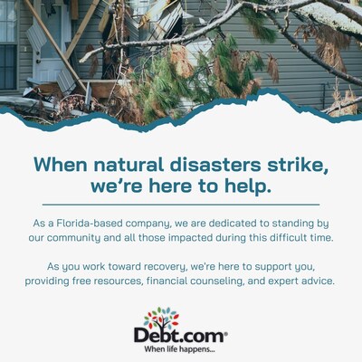 Debt.com, a leading provider of financial education and debt relief solutions, is stepping up to help those affected navigate the economic impact of these devastating storms.