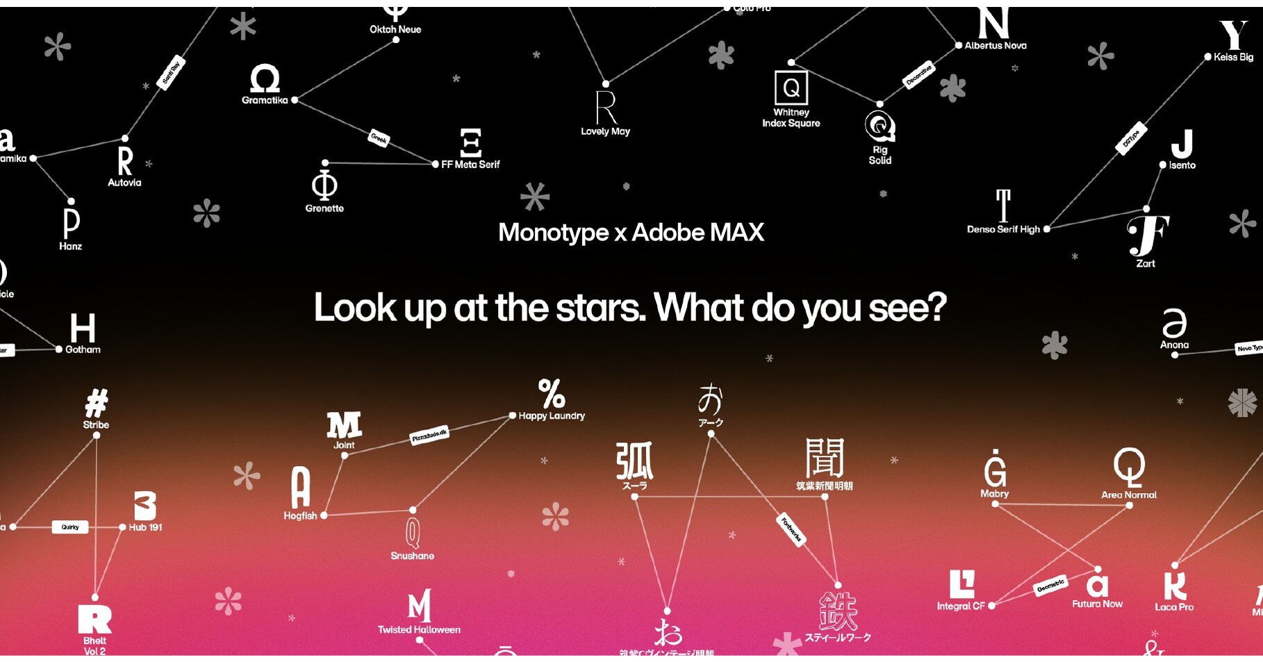 Monotype Reveals a 'Universe of Type' and New Collaboration with Field ...