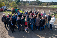 Vous pouvez voir les participants et les partenaires du Laboratoire vivant – Racines d’avenir (Groupe CNW/Union des producteurs agricoles)