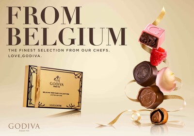 GODIVA limited-edition Belgian Heritage Collection