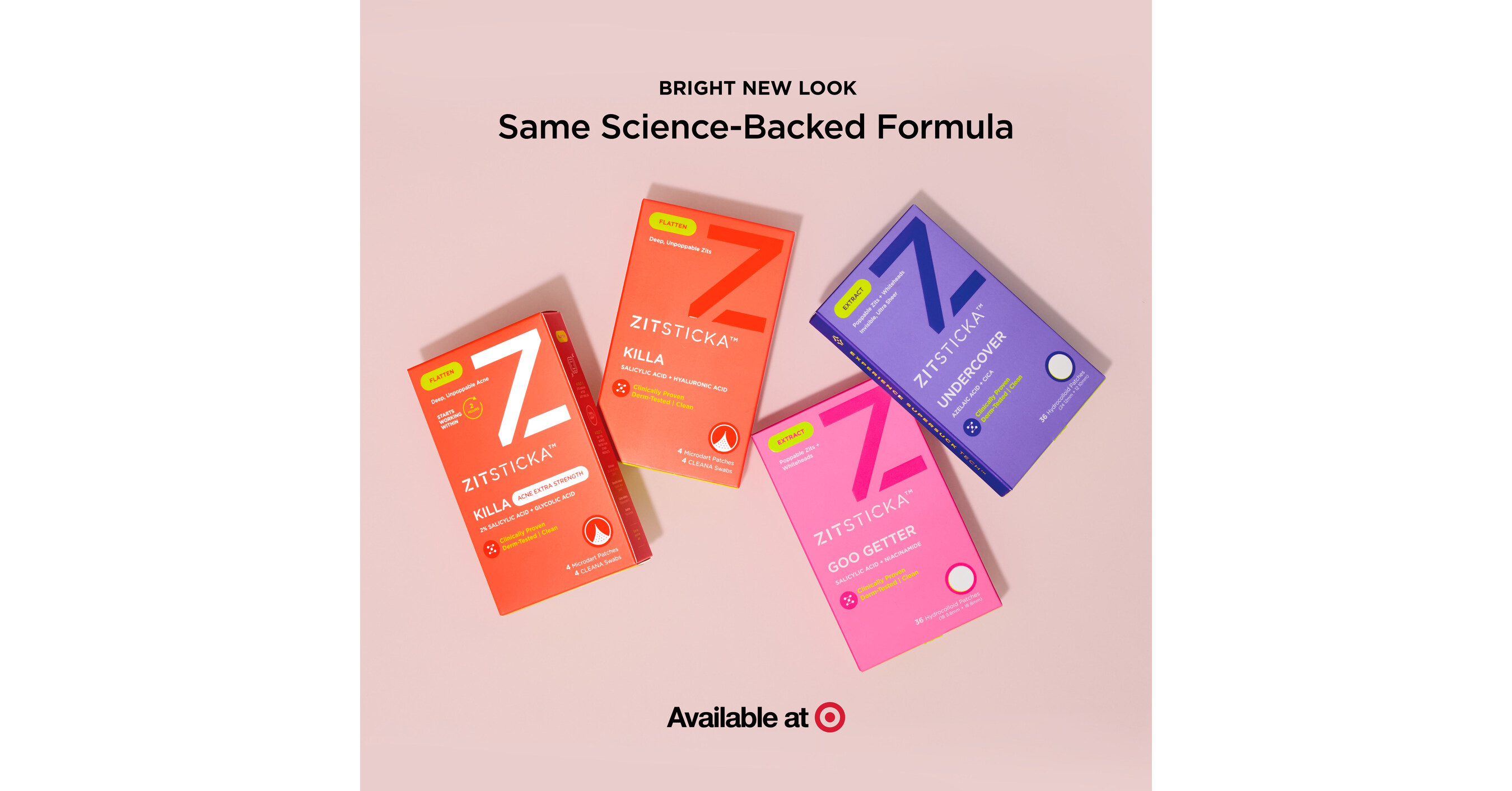 Science-Backed Skincare Brand, ZitSticka Unveils Bold New Look