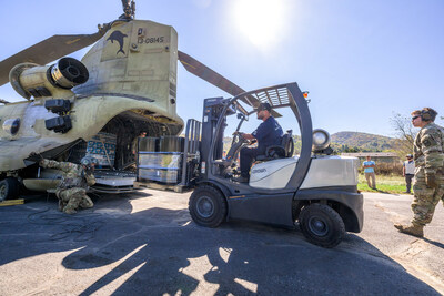 Numerous aircraft from private businesses, individuals, non-profit organizations, the North Carolina Army National Guard, and the U.S. Army have been a part of making this large-scale response possible.