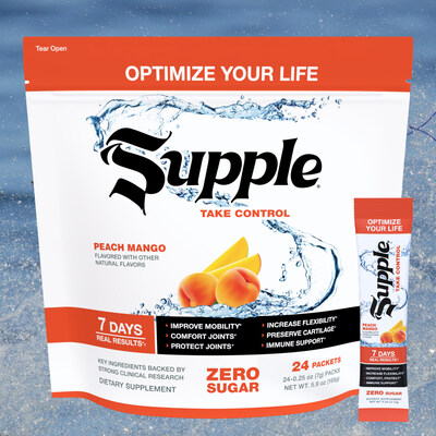 SUPPLE Launches SUPPLE DRINK INSTANT for Orthopedic Performance Optimization.