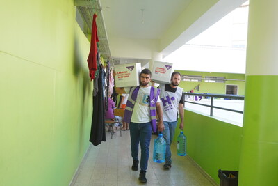 Human Appeal family food parcel distributions in South Lebanon amidst the ongoing 2024 emergency.