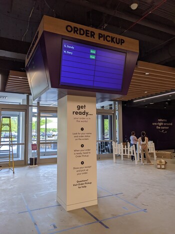 REDYREF Queuing Kiosk for Wayfair