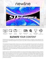 Newline Interactive Launches the Advanced STV+ Series Smart TV with Industry-Leading Features for Education, Corporate and Commercial Spaces