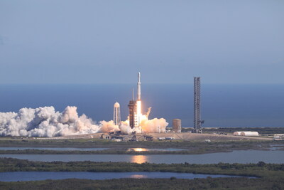 A SpaceX Falcon Heavy rocket carrying NASA’s Europa Clipper spacecraft lifts off from Launch Complex 39A at NASA’s Kennedy Space Center in Florida at 12:06 p.m. EDT on Monday, Oct. 14, 2024. After launch, the spacecraft plans to fly by Mars in February 2025, then back by Earth in December 2026, using the gravity of each planet to increase its momentum. With help of these “gravity assists,” Europa Clipper will achieve the velocity needed to reach Jupiter in April 2030. Credit: NASA/Kim Shiflett