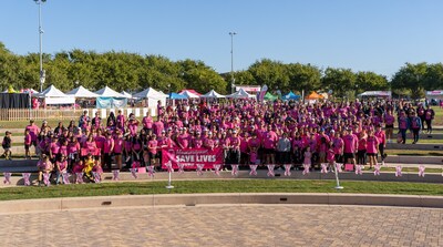 Team IEHP donned specialty t-shirts during the event, all to bring attention to the importance of mammogram screenings and support survivors, fighters and those who lost their battle against the disease.