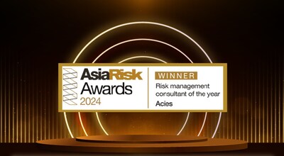 Acies wins the 2024 Asia Risk 'Risk Management Consultant of the Year' award