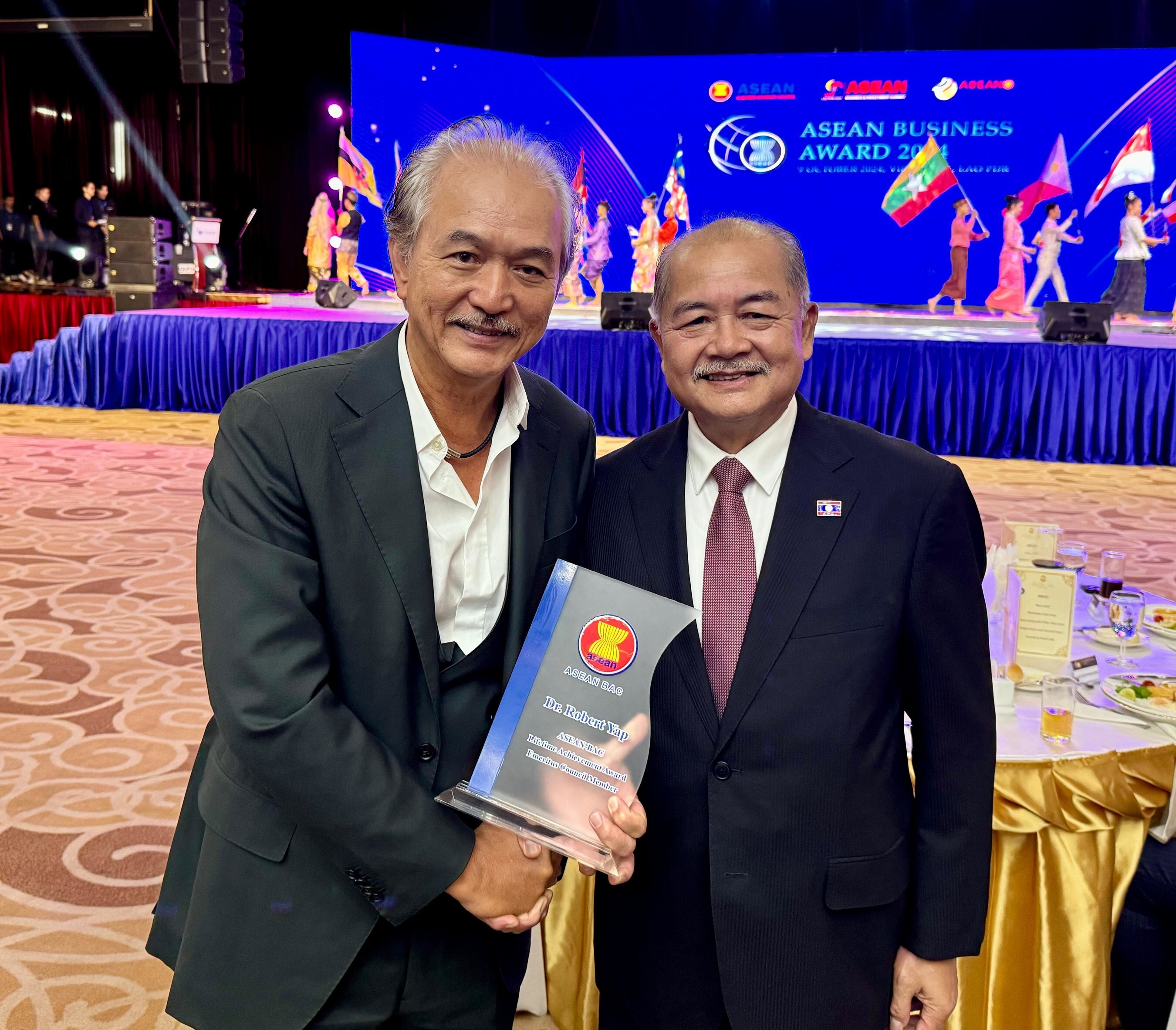 Dr. Robert Yap Honoured with ASEAN-BAC Lifetime Achievement Award and Emeritus Council Member Status