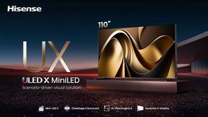 تلفزيون ULED X Mini LED مقاس 110 بوصة المذهل من Hisense متوفر الآن على مستوى العالم