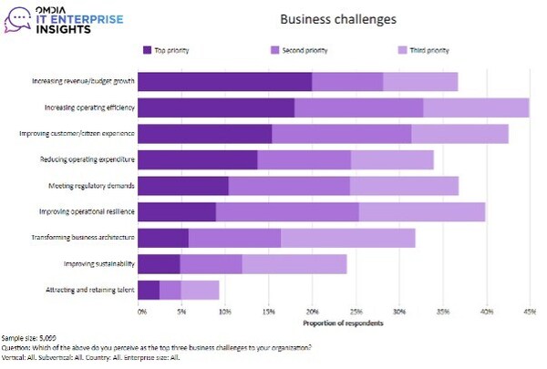 Omdia IT Enterprise Insights Business Challenges