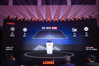 Longi Unveils Hi Mo X10 Module Featuring Hpbc 2 0 Cell Technology At