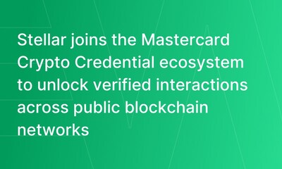 Stellar joins the Mastercard Crypto Credential ecosystem to unlock verified interactions across public blockchain networks