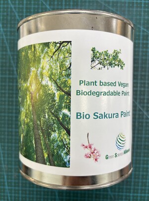 Green Science Alliance Developed Plant based Vegan Paint with High Plant Biomass Content