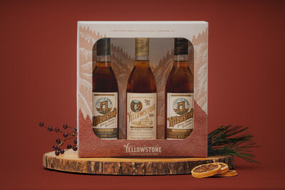 Yellowstone Bourbon announced it will release the 2024 Bourbon Giftpack this month. The Giftpack showcases three award-winning innovations from the Yellowstone Bourbon family: Yellowstone Select, Yellowstone Special Finishes Collection Toasted and Yellowstone Special Finishes Collection Rum Cask. 

Packaged in a decorative box and available at local retailers nationwide at a minimum suggested retail price of <money>$49.99</money>, the Yellowstone Giftpack is the first multi-bottle pack by Yellowstone and the f